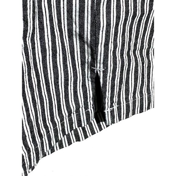 Hollister Ultra High Rise Striped A Line Mini Skirt Front Slits Pockets Womens S - Picture 4 of 7